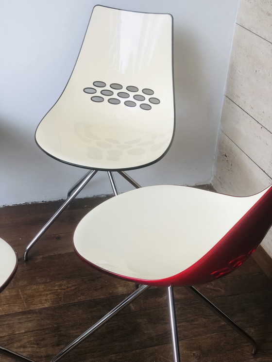 Image 1 of Vier Calligaris Italiaanse Vintage stoelen