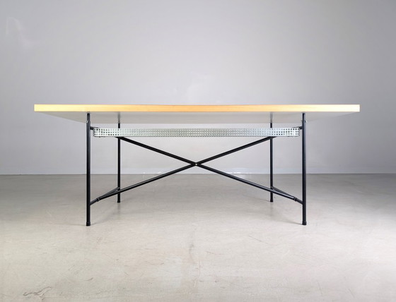 Image 1 of 2x Original Egon Eiermann Schreibtisch Richard Lampert 195x90cm