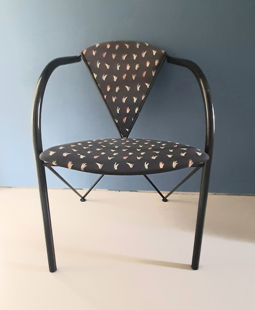 Eetkamerstoelen Matthias Gürtler voor Artifort jaren '80 (6 stuks) – Textile, Metal