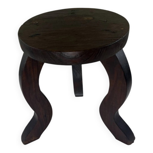 Tabouret trépied ethnique