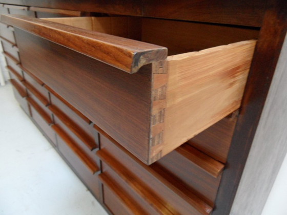 Image 1 of Vintage mahogany shop cabinet