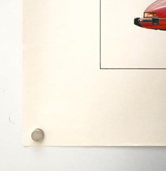 Image 1 of 🏁 Porsche History: Sportwagen 1948–1977 – c. 1977 – Original Poster by Ken Rush |  Lithographic print | 102 × 76 cm | Germany 