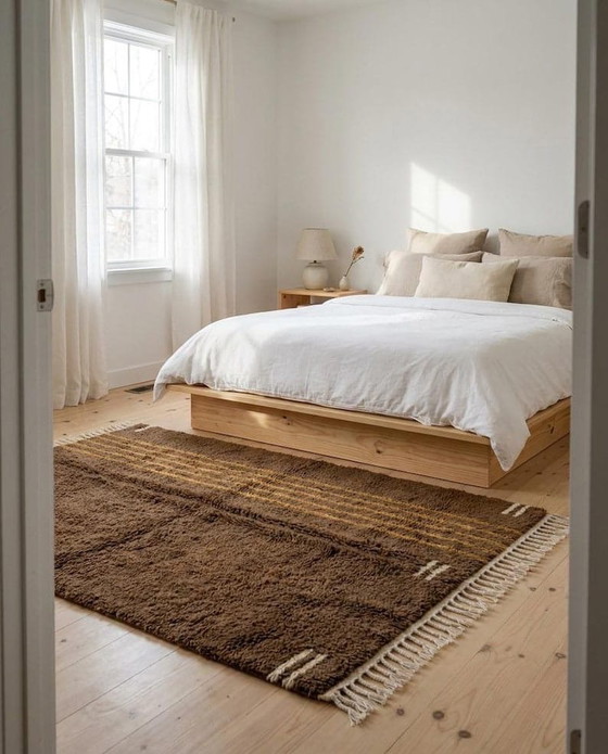 Handmade Traditional Berber Rug 150/250 cm – Ahrend, Rugs & carpets, Wool (photo 4 of 8)