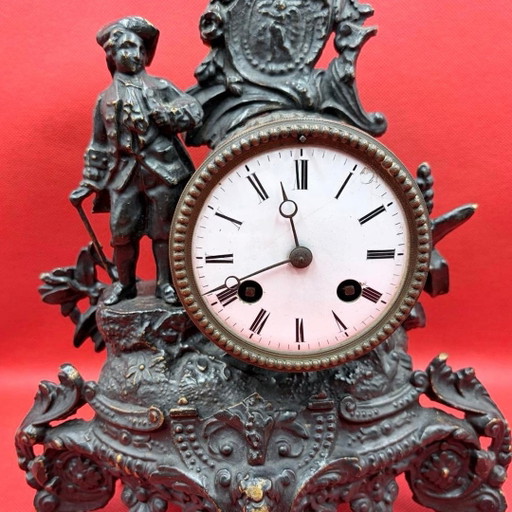 🕰️ Reloj de figura antiguo Michelant Paris 309 - 28x25x9cm 1750gr