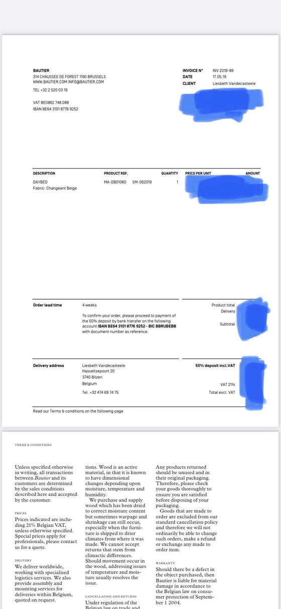 Image 1 of 1 divano letto di Marina Bautier