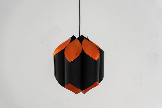 Image 1 of Sculptural pendant light by Bent Karlby for Lyfa (Denmark, 1960s).