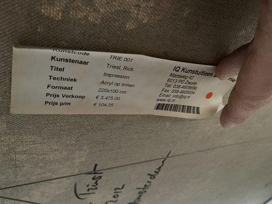 Image 1 of Acrylic on canvas painting - Impression by artist Rick Triest