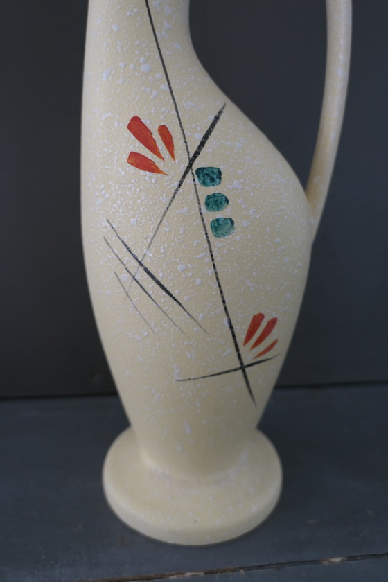 Image 1 of Vintage H. Bequet Quaregnon Vase 523