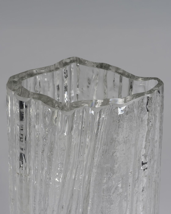 Image 1 of Curated Brutalism: A Rare Duo of Martin Freyer’s 'Glasstruktur' Vases for Rosenthal Studio Line, 1970s