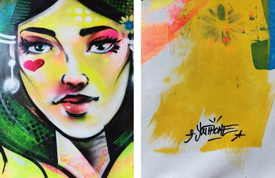 Image 1 of YOUTHONE - Irene, Goddess of Peace - Artist's Canvas