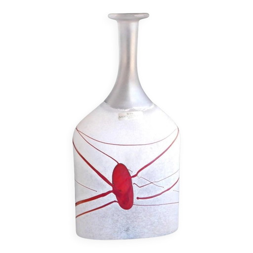 Swedish vase by B. Vallien for Kosta Boda, 1980s