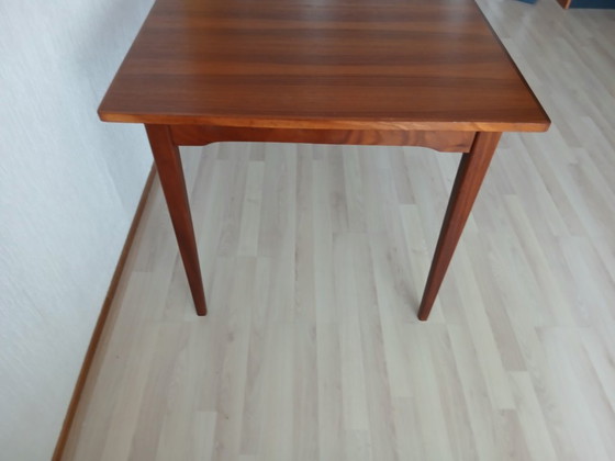 Image 1 of Dining Table Teak - Topform - Extendable - Vintage