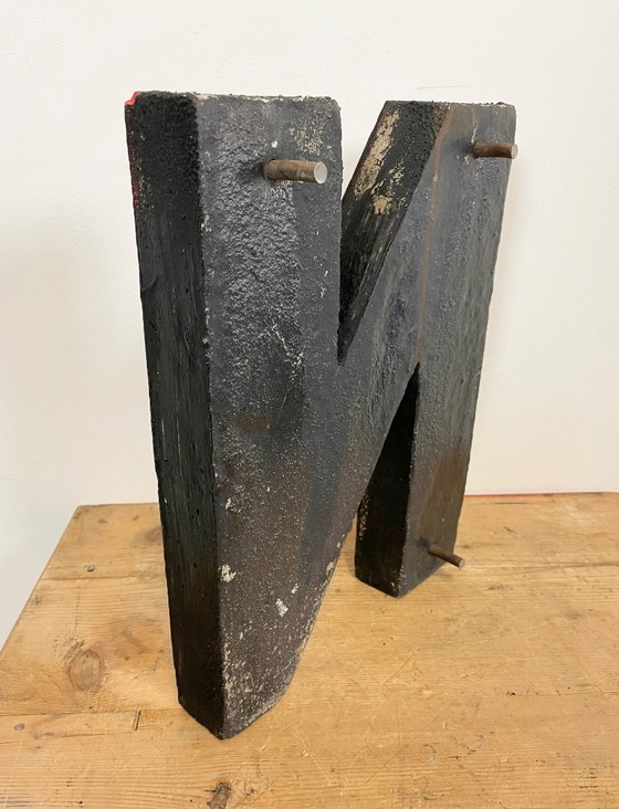 Image 1 of Lettera pubblicitaria d'epoca N, anni '50