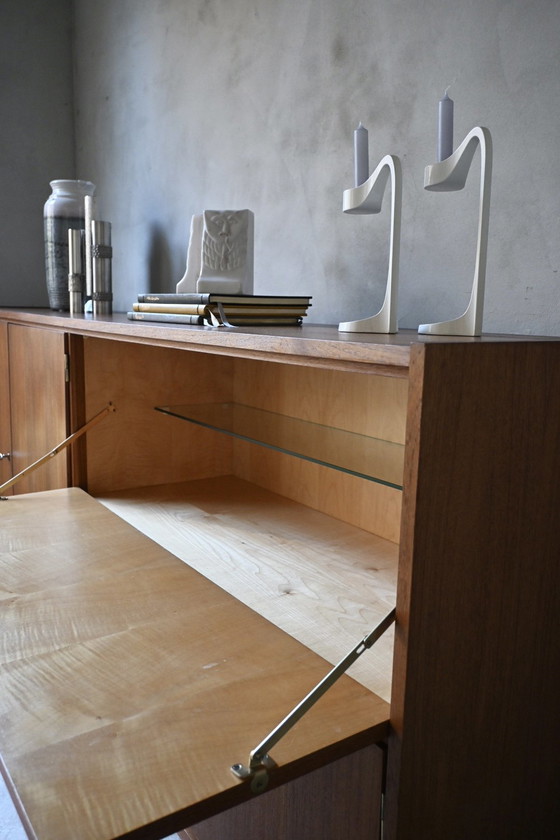 Credenza/mobile alto in teak vintage, design danese anni '60 – Credenze alte, Wood (photo 15 of 15)