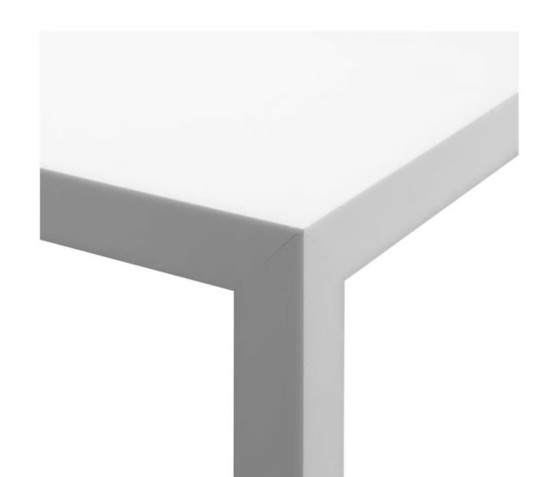Image 1 of MDF Italia Tense Eettafel Wit,ontwerp van Piergiorgio Cazzaniga