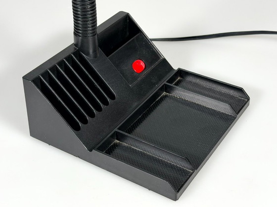 60er 70er Jahre Tischlampe Schwanenhals Adjustable Space Age Metall & Kunststoff – Tischlampen, Plastic (photo 6 of 11)
