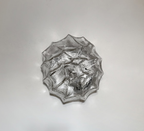 Image 1 of Applique verre à pointes style Carlo Nason années 60