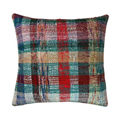 Funda de cojín Kilim turco vintage, 60 x 60 cm