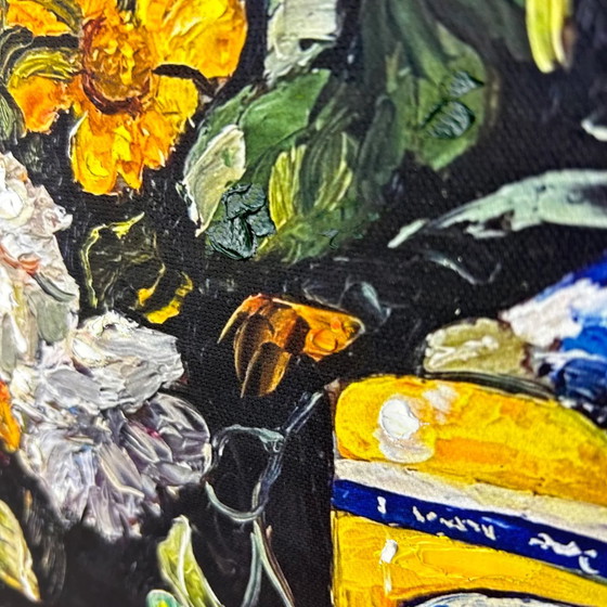 Image 1 of Dave Pollot - 'Dry Run' - Pintura al óleo en seco sobre impresión limitada (1/5)