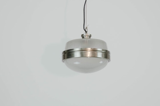 Image 1 of Lámpara colgante italiana de mediados de siglo, al estilo de Sergio Mazza para Artemide, década de 1960.