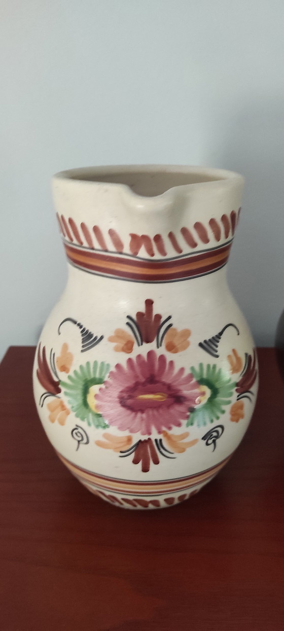 Image 1 of Vintage Ceramic Set: Signed Italian ALC & West Germany Earthenware
