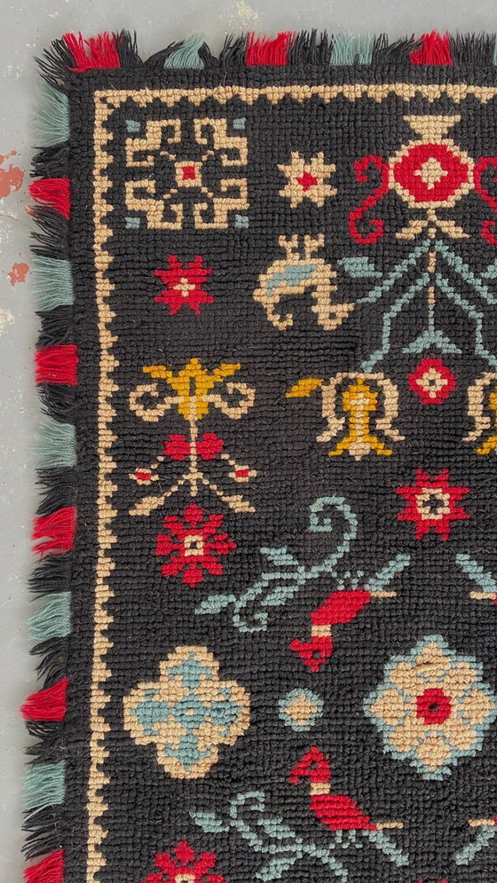 Image 1 of Wandtapijt Decoratief Tapijt Wol Frankrijk Vintage