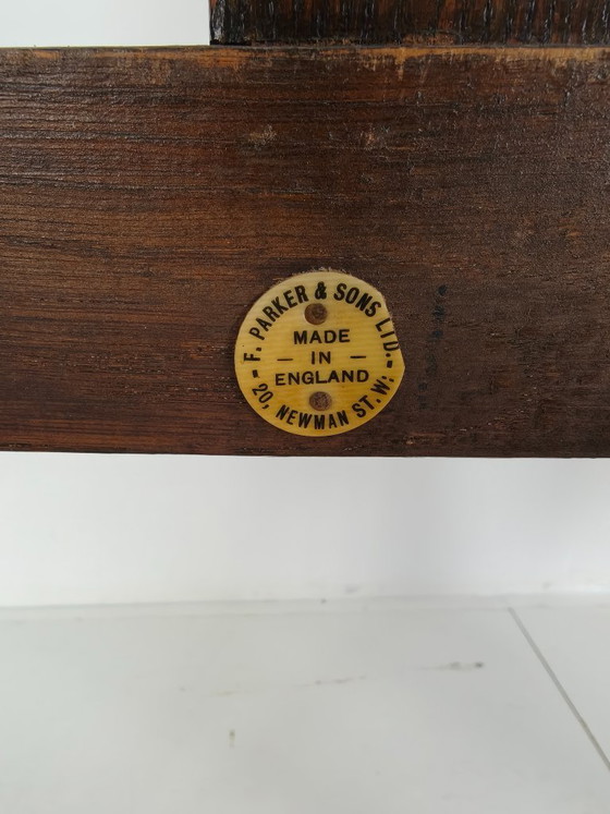 Par de sillones de roble de F. Parker & Son – Inglés del siglo XIX – Sillas de comedor, Wood (photo 5 of 7)