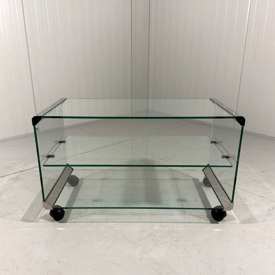 Image 1 of Mueble para equipos de audio, mueble para TV y mesa auxiliar de Gallotti&Radice, Tris 1971.