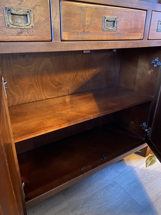 Image 1 of Teakhouten boeken/buffetkast