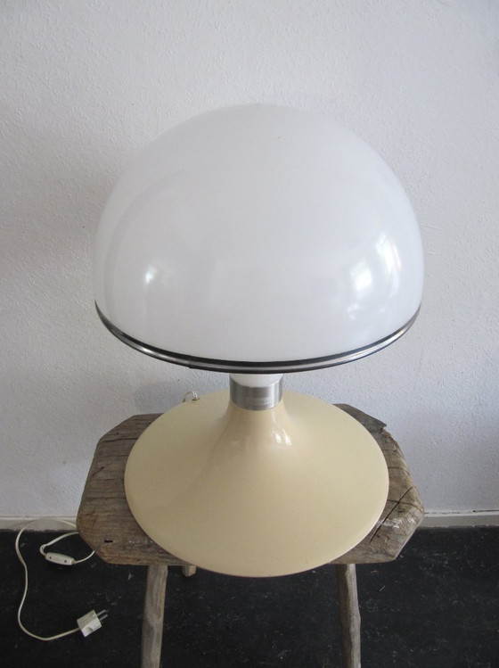 Image 1 of Design Tafellamp paddestoel XL Dadime Frankrijk '60 