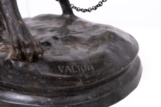 Image 1 of Großer Bronze-Mastiff, Charles Valton 1890 Frankreich