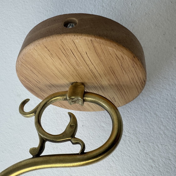 Image 1 of PAIR OF VINTAGE MOLDED GLASS SCONCES