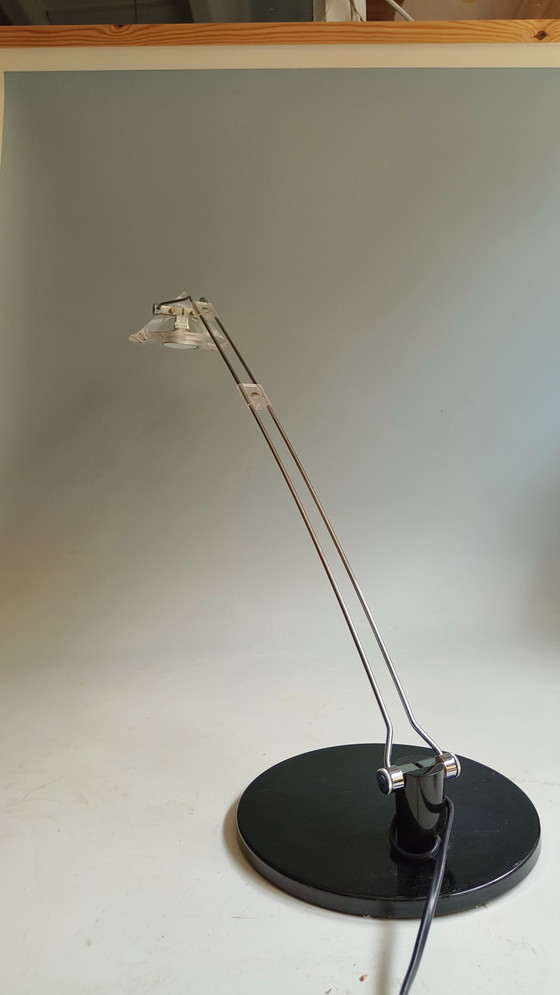 Image 1 of Modernist 1980s plexiglass desk lamp