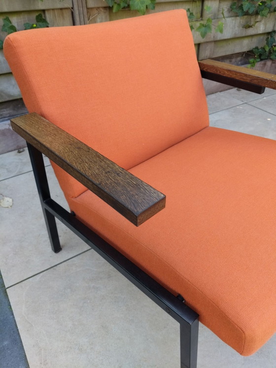 1960s Martin Visser Spectrum Armchair Orange – Metal, Textile (photo 2 of 7)