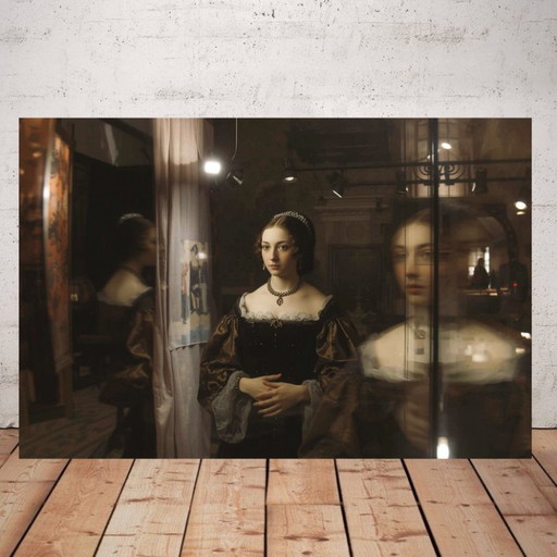 Foto stampata su plexiglass / Arte barocca rivisitata / Edizione limitata / Decorazione originale