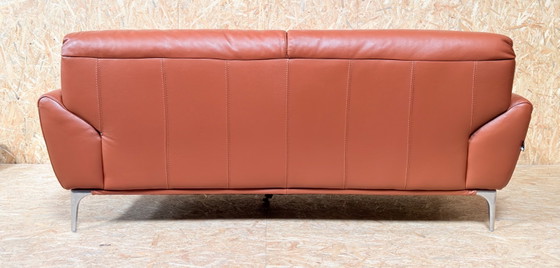 Image 1 of Agnelli Sofa 2 ,5 zits leren Italiaanse bank