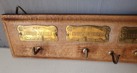 Image 1 of Portemanteau français Art Nouveau Jugendstil