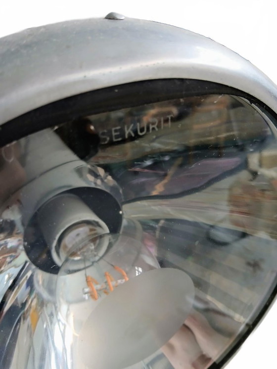 Image 1 of Steampunk Lamp from an Old Spotlight