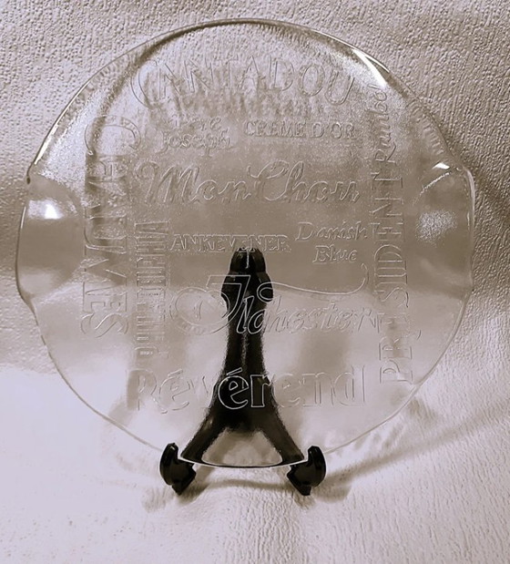 Image 1 of Quesero de cristal Royal Krona – Bengt Edenfalk para Skruf Glasbruk (modelo 2)