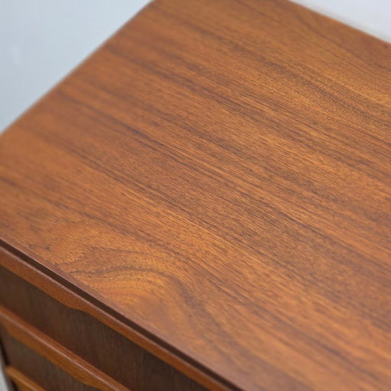 Vintage Teak Danish Chest of Drawers 1960s, Scandinavian 4 Drawers, Wood, Brown (photo 20 of 21)