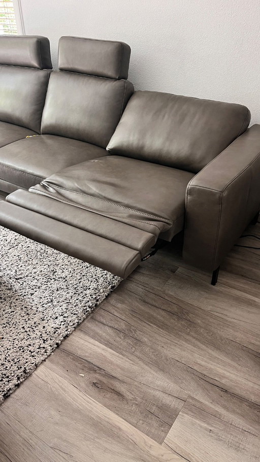 Beautiful reclining sofa, like new.