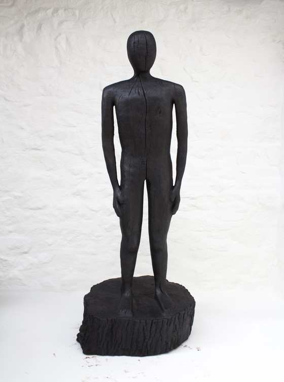Image 1 of Grande figura in frassino scolpita IV