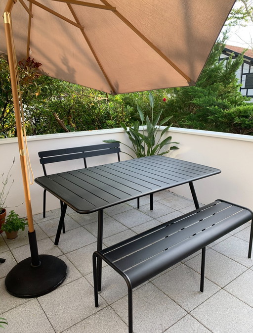 Fermob Luxembourg Table + 2 bancs (Original French Design)
