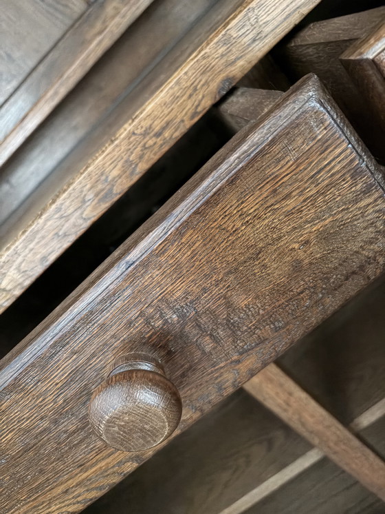 Image 1 of Magnifique buffet en chêne massif – style campagnard