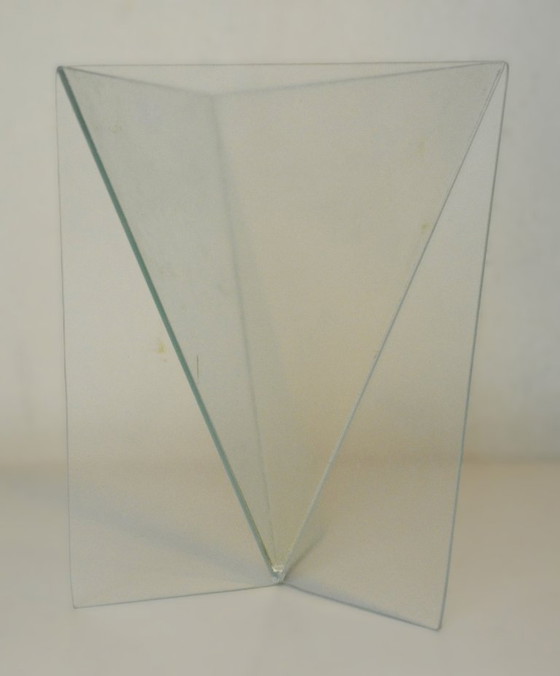 "Delta-Vase", Mart van Schijndel, 1981, Plexiglas, Olanda – Vasi (photo 3 of 9)