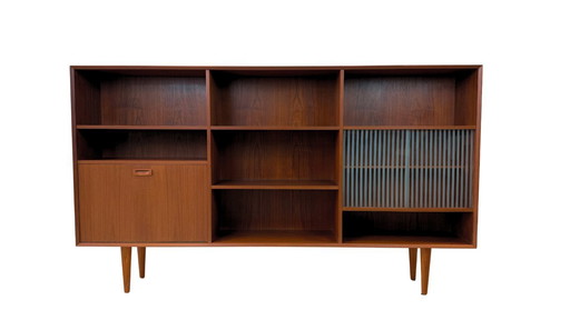 Mid century Vintage teak bookcase, Denmark, 1960s