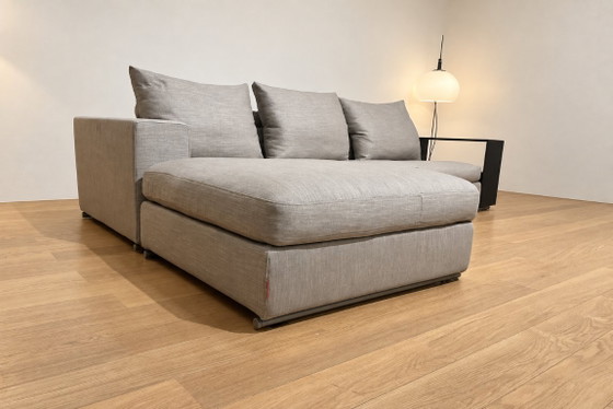 New Flexform Groundpiece Corner Sofa + Warranty, Other, Textile, Grey, Modern (photo 4 of 12)