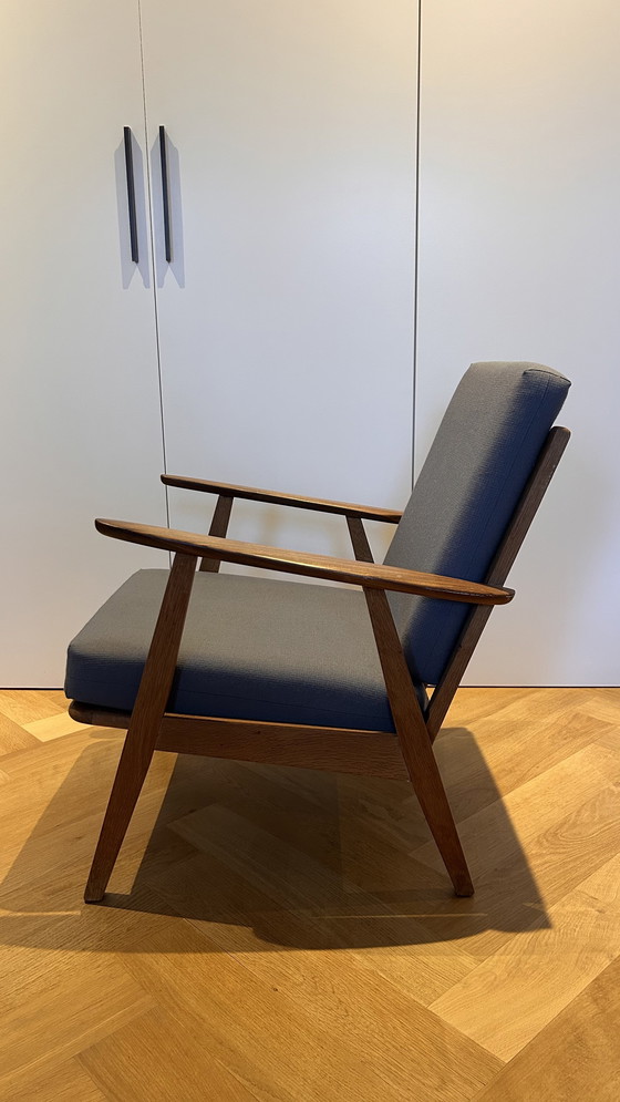 Image 1 of Deense teakhouten fauteuil uit het midden van de 20e eeuw