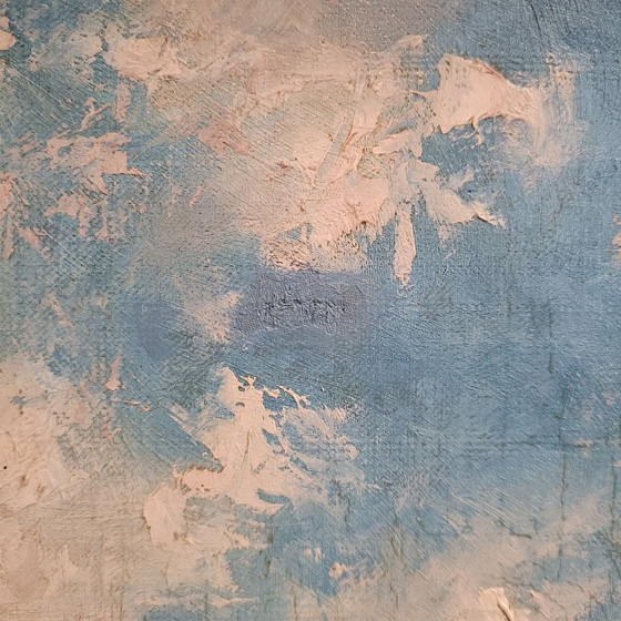 Image 1 of “Paesaggio fluviale” di Antonio Cánovas del Castillo y Vallejo, firmato Vascano, inizi del XX secolo – Spagna