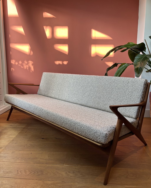 Poul Jensen Z-Sofa, 1950er Jahre, neu bezogen